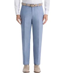 Lauren Ralph Lauren Men Pants Size 32 x 30 Blue Chambray Ultra Flex 100% Cotton